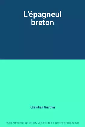 Couverture du produit · L'épagneul breton