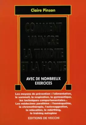 Couverture du produit · Comment vaincre la timidité et la honte