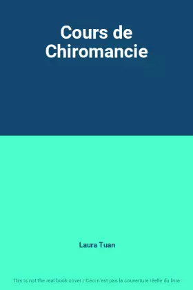 Couverture du produit · Cours de Chiromancie