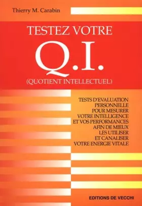 Couverture du produit · Testez votre QI (quotient intellectuel)