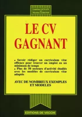 Couverture du produit · LE CV GAGNANT