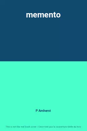 Couverture du produit · memento