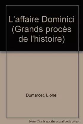 Couverture du produit · L'affaire Dominici