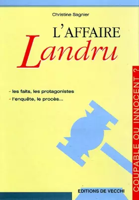 Couverture du produit · L'affaire Landru