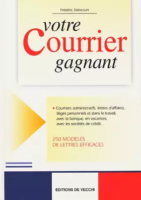 Couverture du produit · Votre courrier gagnant