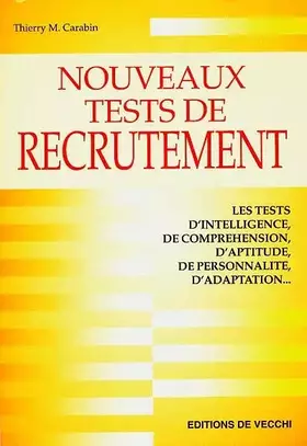 Couverture du produit · Nouveaux tests de recrutement
