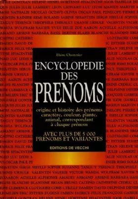 Couverture du produit · L'ENCYCLOPEDIE DES PRENOMS