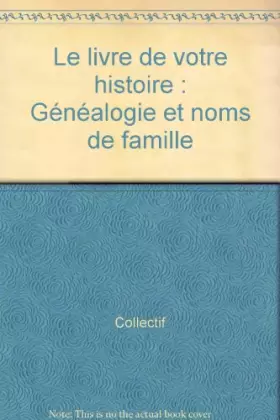 Couverture du produit · Le livre de votre histoire