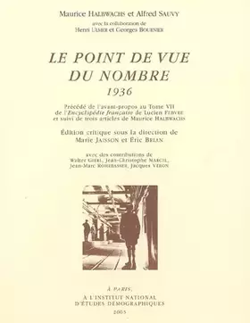 Couverture du produit · Le point de vue du nombre 1936