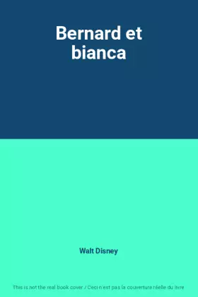 Couverture du produit · Bernard et bianca