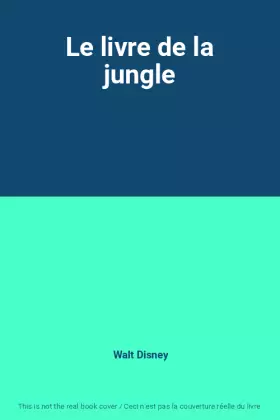 Couverture du produit · Le livre de la jungle