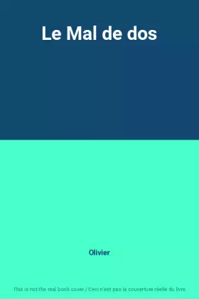 Couverture du produit · Le Mal de dos