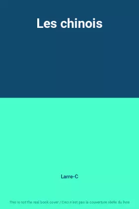 Couverture du produit · Les chinois