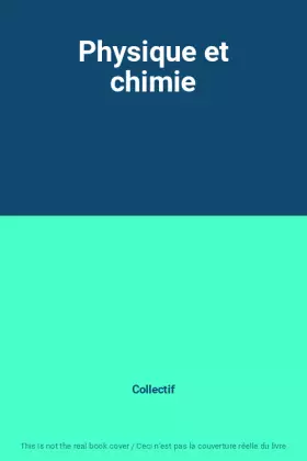 Couverture du produit · Physique et chimie