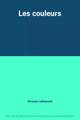 Couverture du produit · Les couleurs