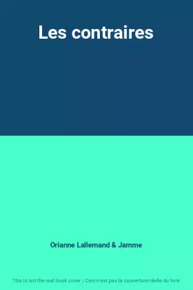 Couverture du produit · Les contraires