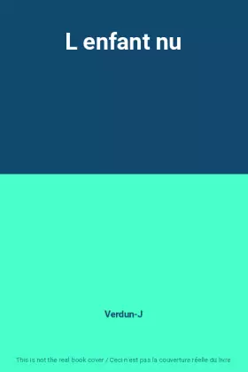 Couverture du produit · L enfant nu