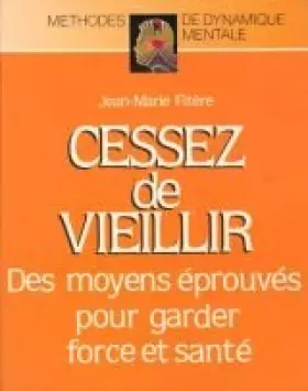 Couverture du produit · Cessez de vieillir