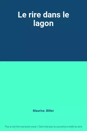 Couverture du produit · Le rire dans le lagon