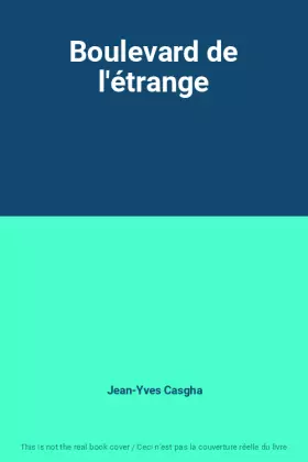 Couverture du produit · Boulevard de l'étrange