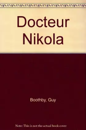 Couverture du produit · Docteur Nikola