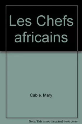 Couverture du produit · Les Chefs africains