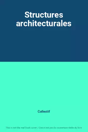 Couverture du produit · Structures architecturales