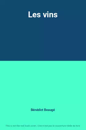 Couverture du produit · Les vins