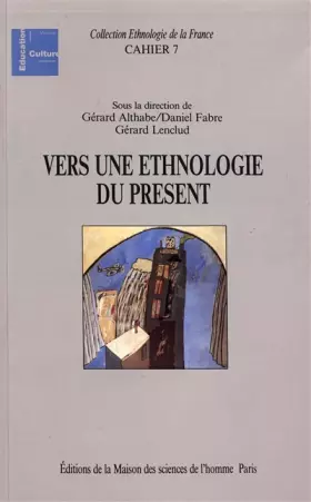 Couverture du produit · Vers une ethnologie du présent