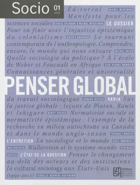 Couverture du produit · Socio, N° 1, Mars 2013 : Penser global
