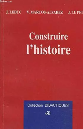 Couverture du produit · Construire l'histoire