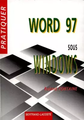 Couverture du produit · Word 97 pour Windows