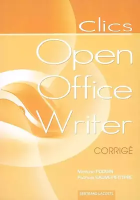 Couverture du produit · Open Office Writer: Corrigé