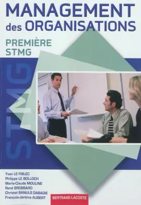 Couverture du produit · Management des organisations 1e STMG