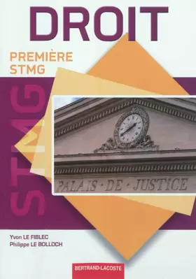 Couverture du produit · Droit Premiere Stmg