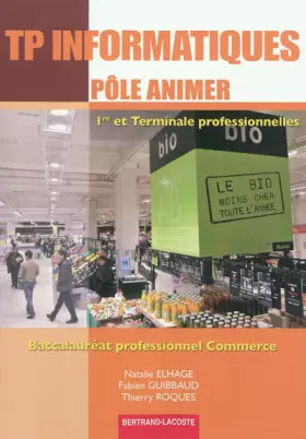 Couverture du produit · Tp informatiques pôle animer