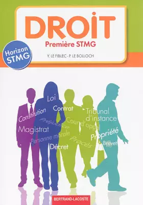 Couverture du produit · Horizon 1re STMG Droit