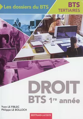 Couverture du produit · Droit Bts 1re Annee