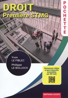 Couverture du produit · Droit 1re Stmg Pochette