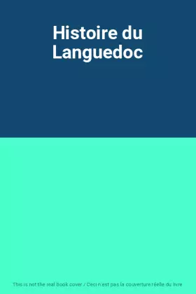 Couverture du produit · Histoire du Languedoc