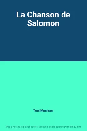 Couverture du produit · La Chanson de Salomon