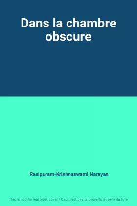 Couverture du produit · Dans la chambre obscure