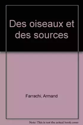Couverture du produit · Les Oiseaux et les sources