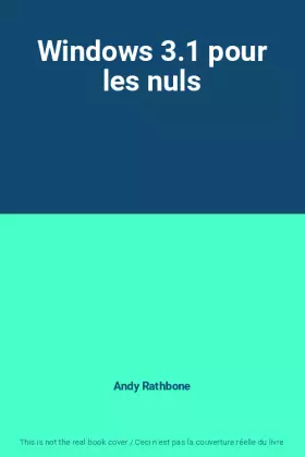 Couverture du produit · Windows 3.1 pour les nuls