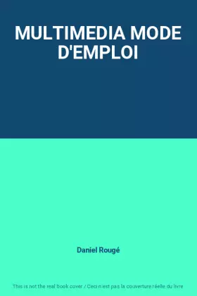 Couverture du produit · MULTIMEDIA MODE D'EMPLOI