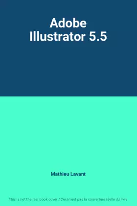 Couverture du produit · Adobe Illustrator 5.5