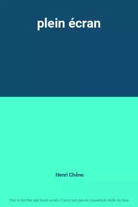 Couverture du produit · plein écran