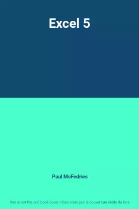 Couverture du produit · Excel 5