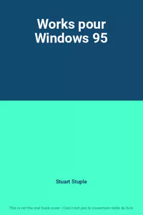 Couverture du produit · Works pour Windows 95