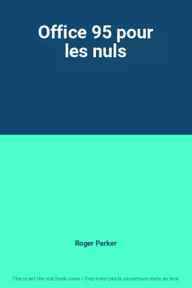 Couverture du produit · Office 95 pour les nuls